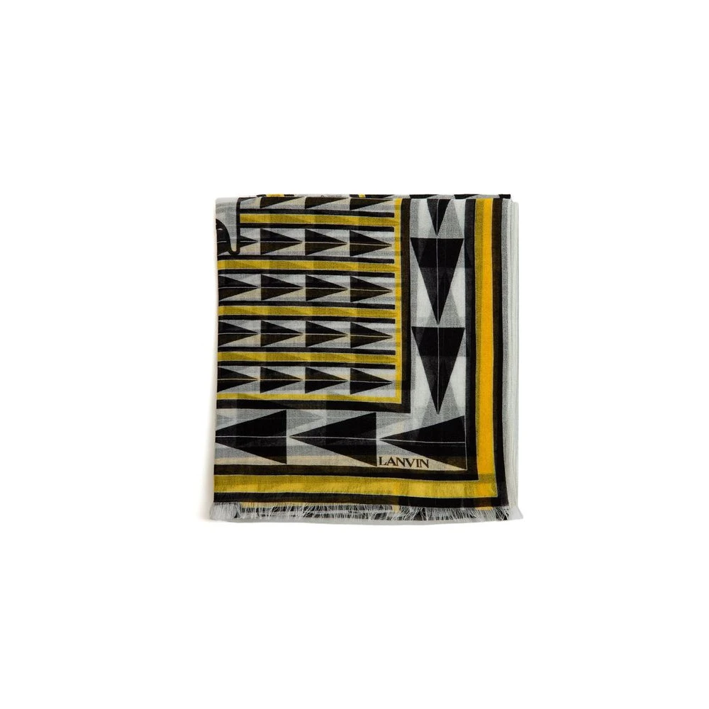 Lanvin Multicolor Winter Scarves, Female, One Size, Wool Scarf