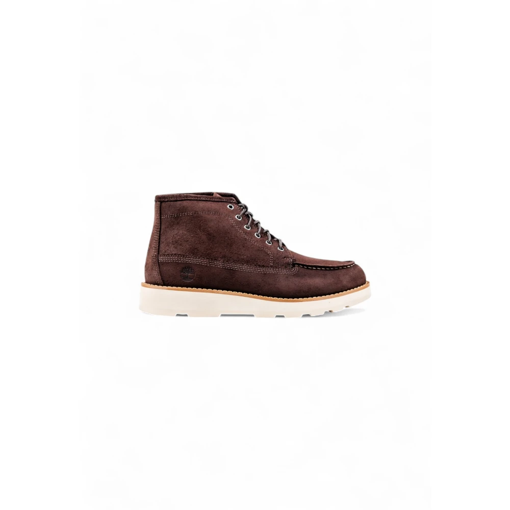 Timberland Men's Brown Mid Lace Leather Boots - Lace-Up Boots - 10 Uk - Shoes