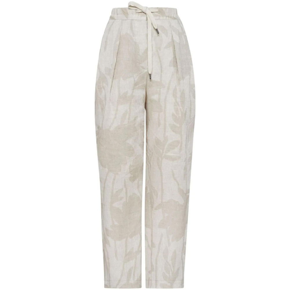 Trousers > Straight Trousers - - Brunello Cucinelli - Modalova