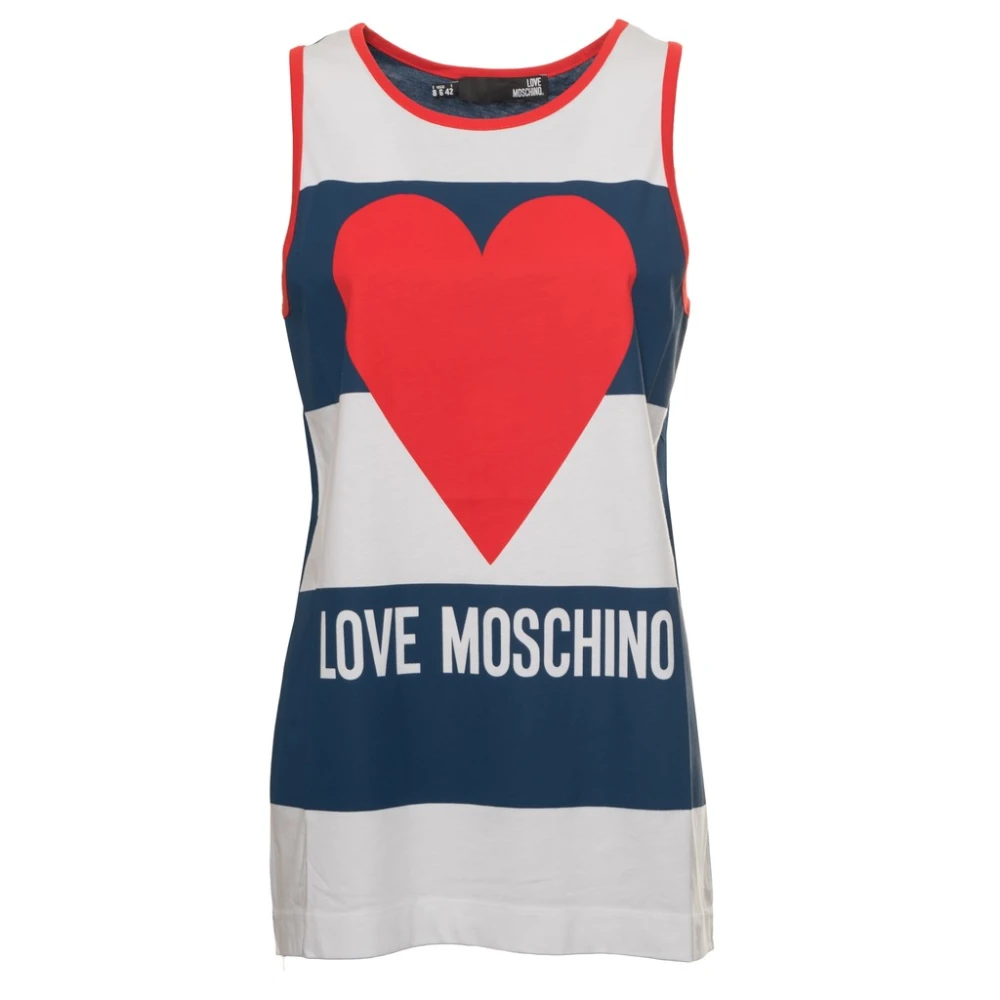 Moschino Logo Tanktop voor Vrouwen Multicolor Dames