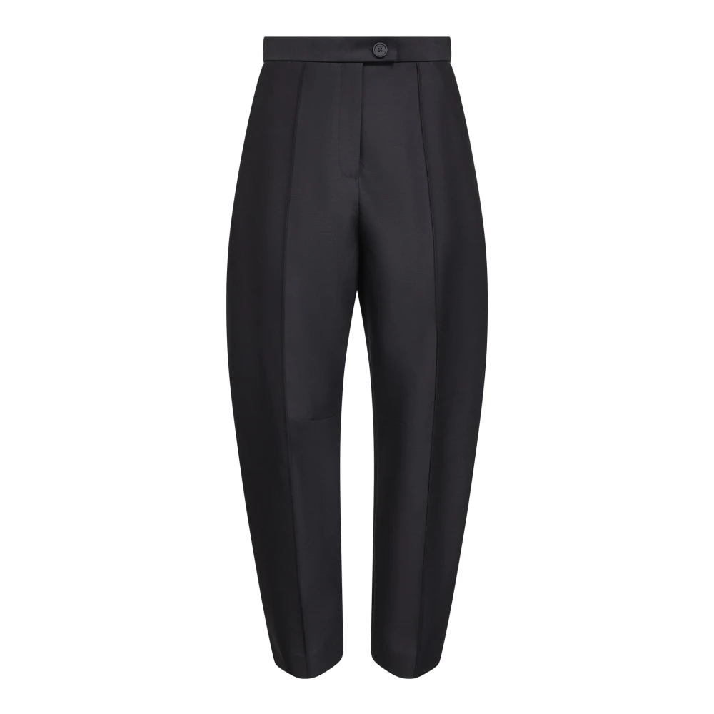 Khaite Donna Nero Pantaloni, S, New,