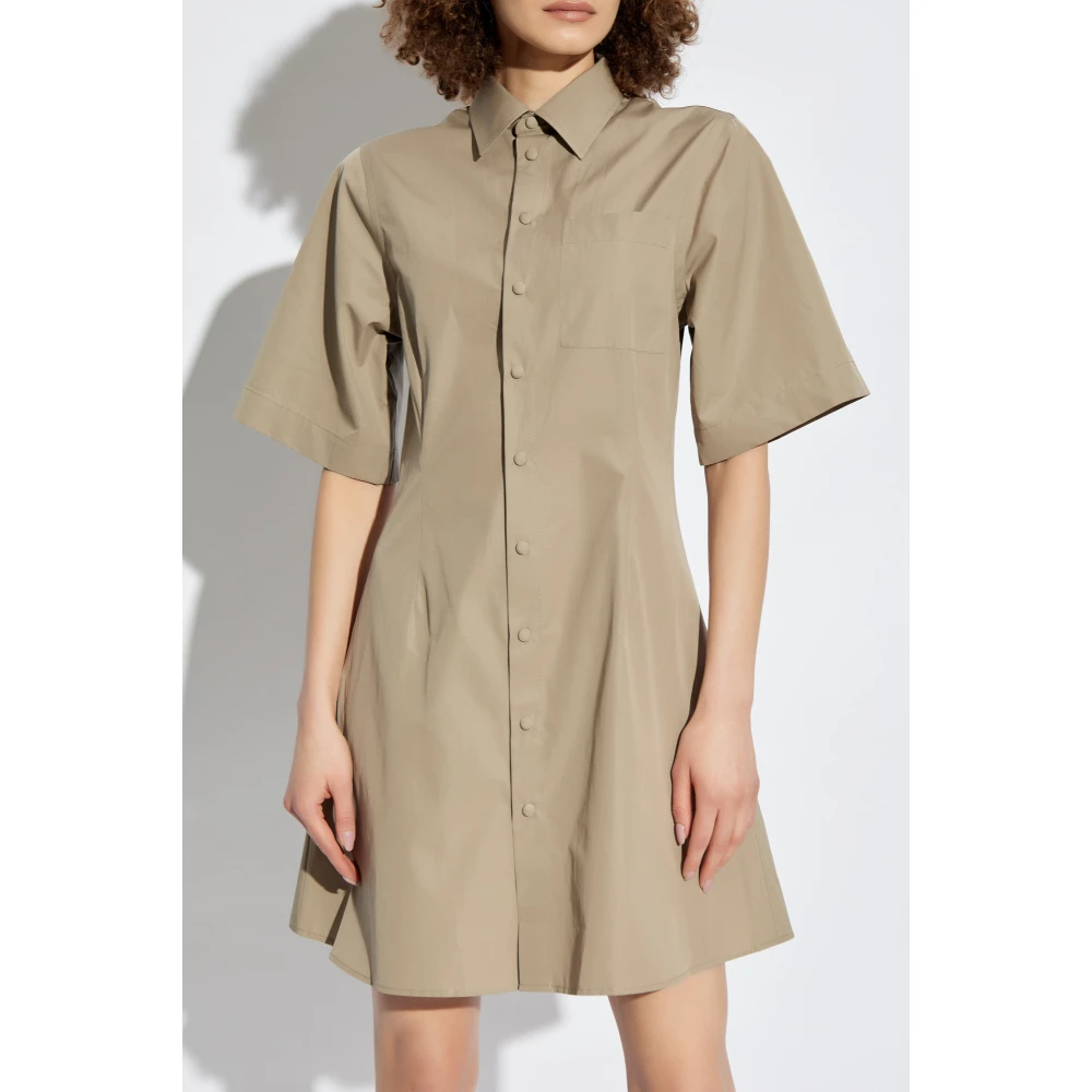 Ami Paris Shirtjurk met korte mouwen Beige Dames