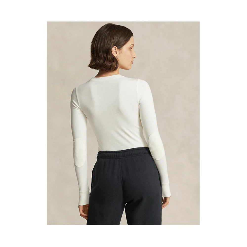 Ralph Lauren Stijlvol T-shirt voor mannen Beige Dames
