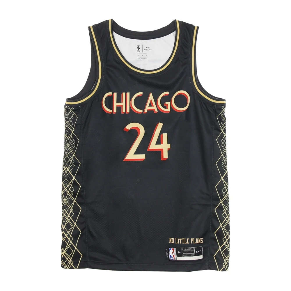 Nike Basketbal Tank Top Swingman Jersey City Edition Black Heren