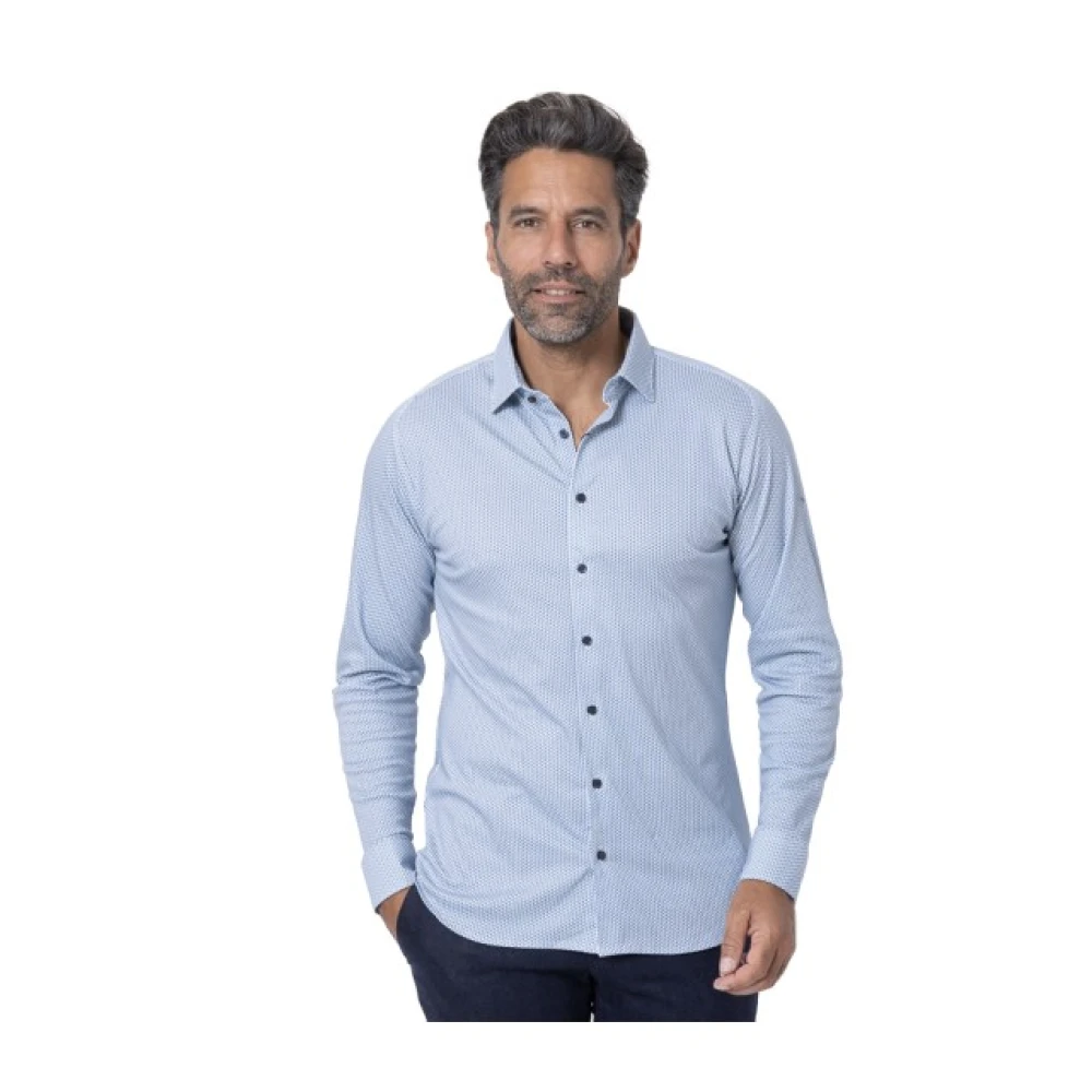 Desoto Hombre Azul Camisas, Talla: S