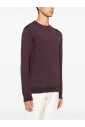 bordeaux-pull-col-rond-effet-lave