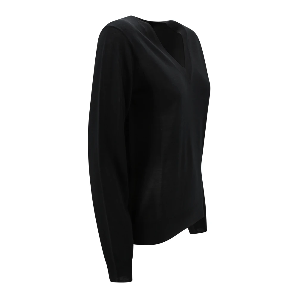 P.a.r.o.s.h. Zwarte Trui Linfa25 Stijlvol Model Black Dames