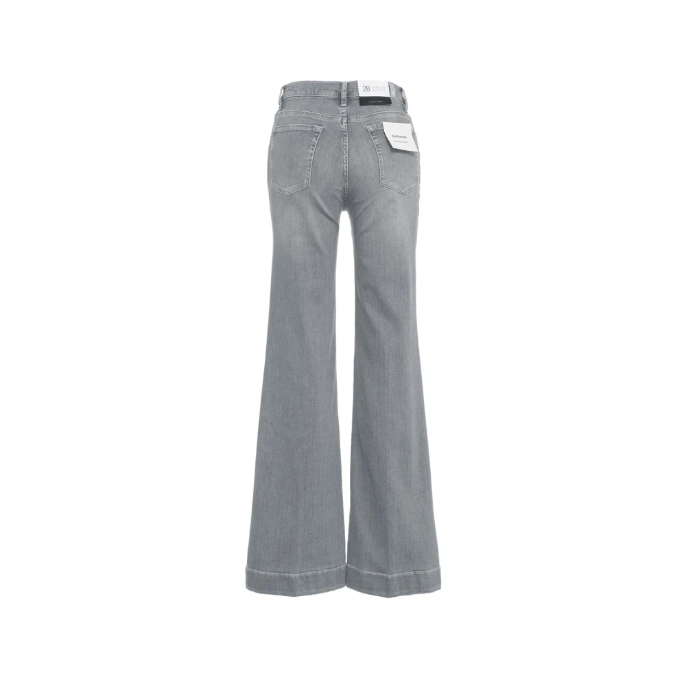 7 For All Mankind Grijze Flared Jeans Modern Dojo Gray Dames