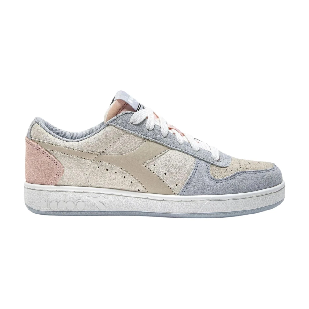 Diadora Women's Multicolor Sneakers, 6 Uk, Suede Retro Basketball Shoe
