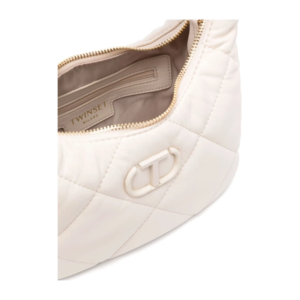 Twinset Gewatteerde Witte Schoudertas White Dames