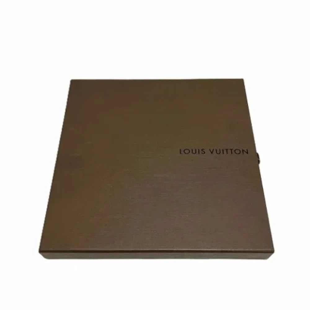 Louis Vuitton Vintage Pre-owned Silk scarves Gray Dames