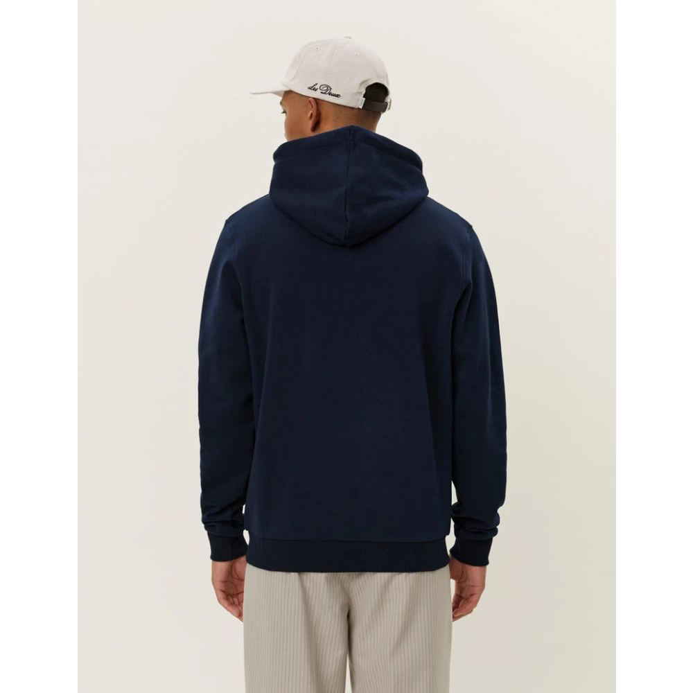 Les Deux Tonal Hoodie Dark Navy Man Blue Heren