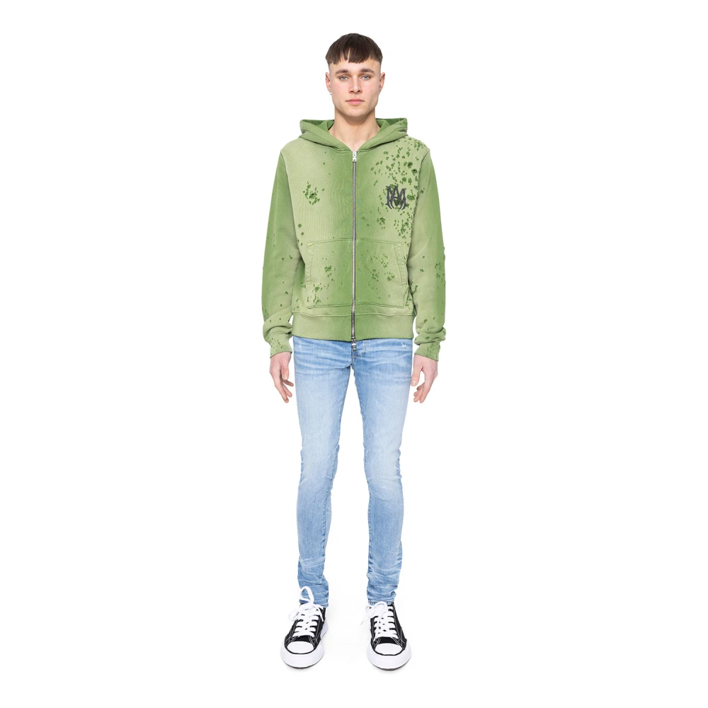 Amiri Indigo Perfecte Jean Stack Blue Heren