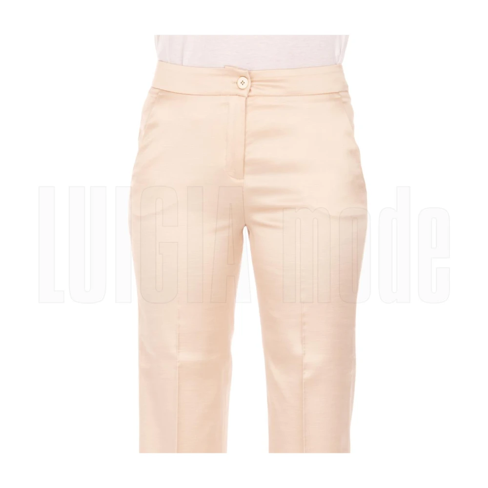 Via Masini 80 Stijlvolle Broek Beige Dames