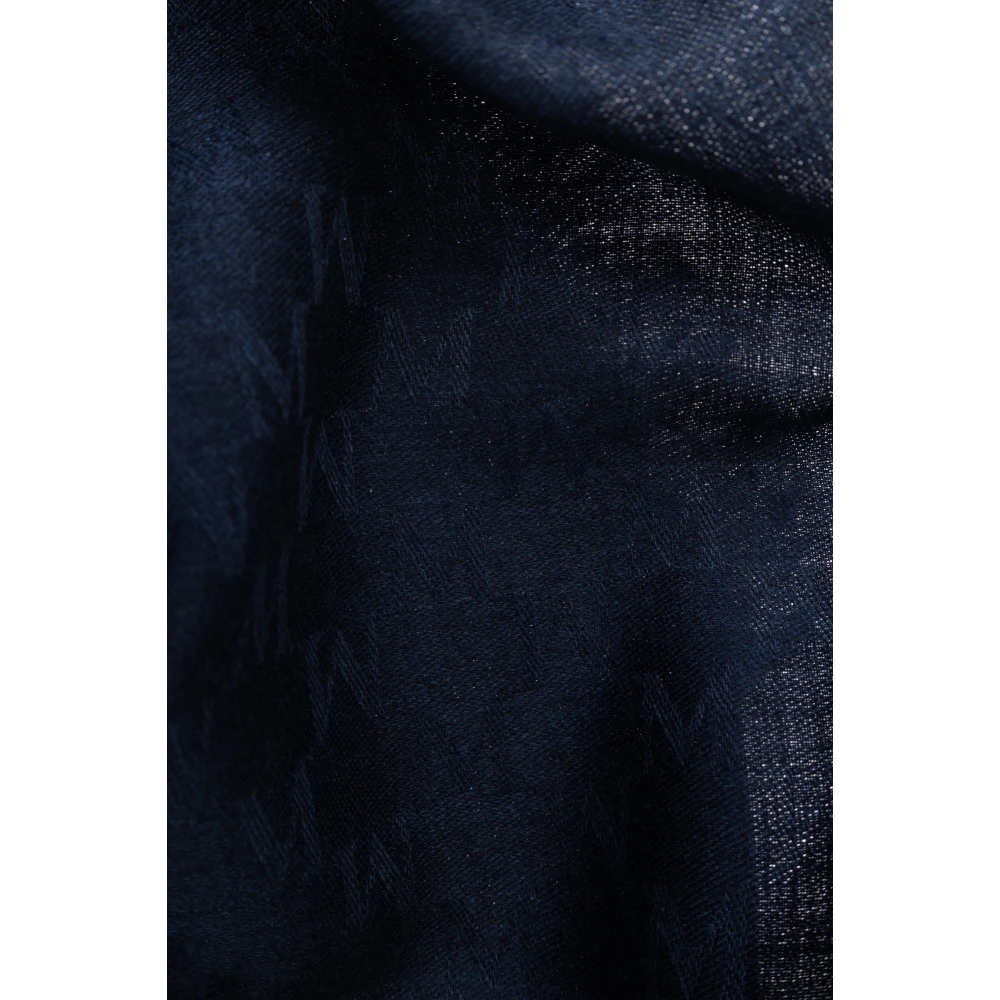 Max Mara Sjaal Umes Blue Dames