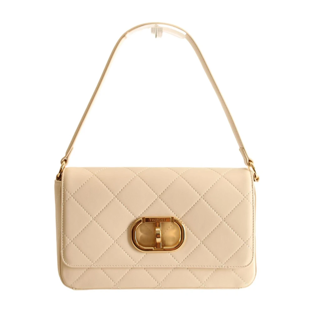 Twinset Stijlvolle Crossbody Tas Septimius Beige Dames