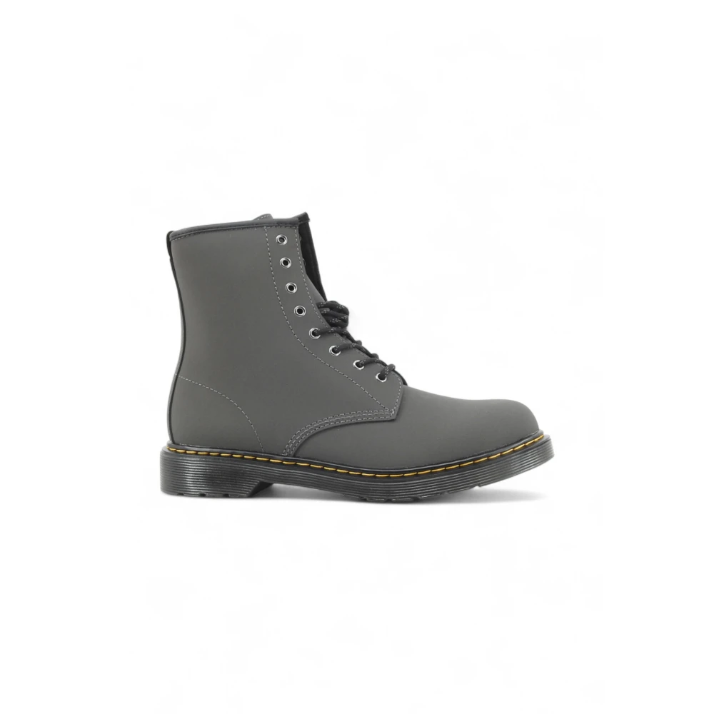 Dr. Martens Women's Gray Lace-Up Boots