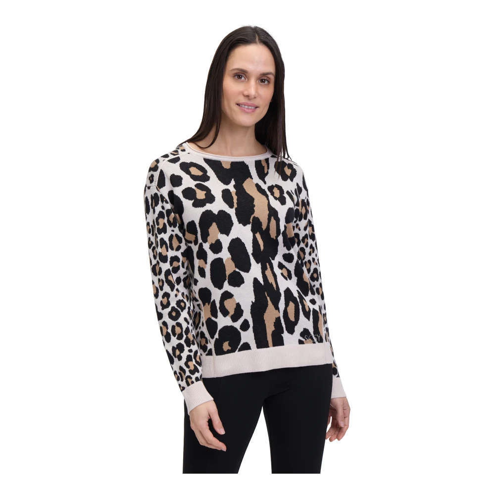 Betty Barclay Dieren Jacquard Gebreide Trui Multicolor Dames