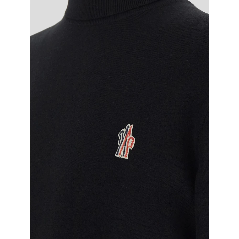 Moncler Gebreide Tricot Fietstrui Black Heren