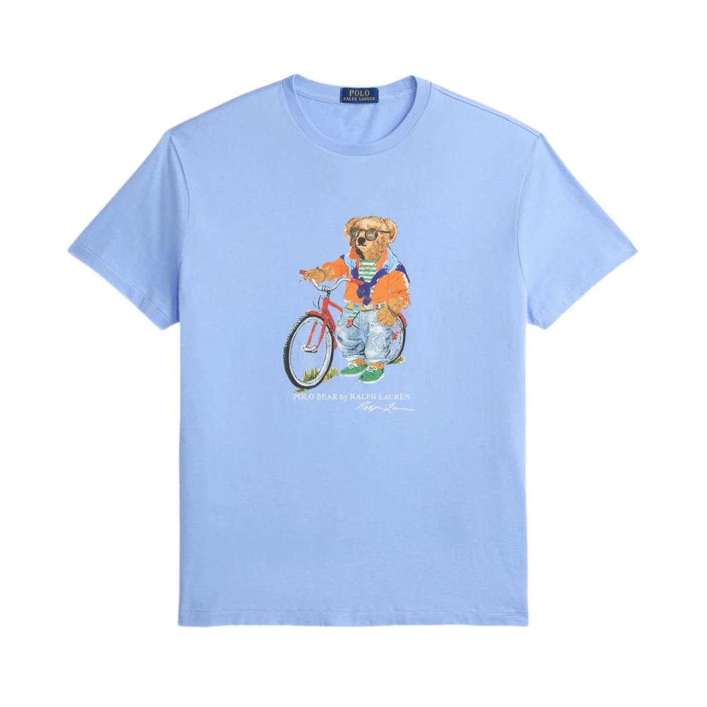 Polo Ralph Lauren Blå T-Shirts Och Pikétröjor