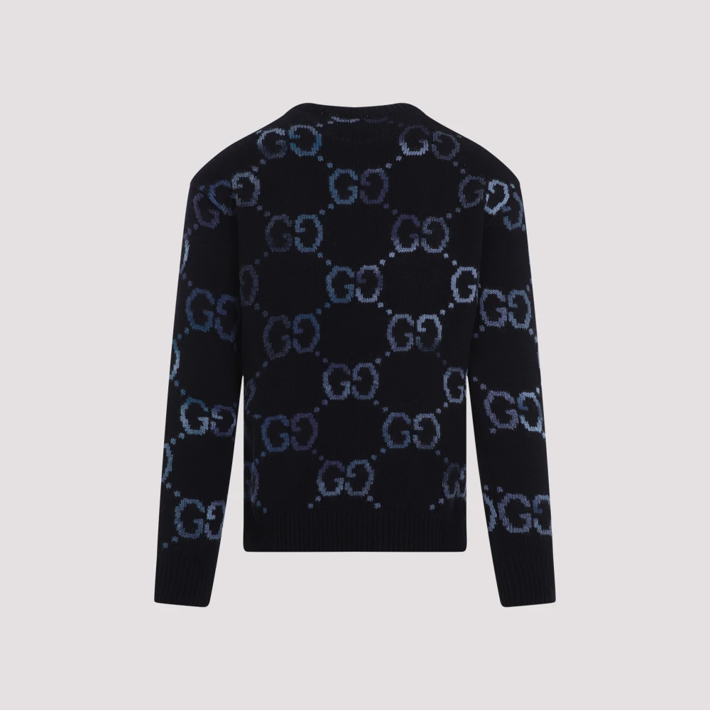 Gucci Blauwe Trui voor Mannen Blue Heren