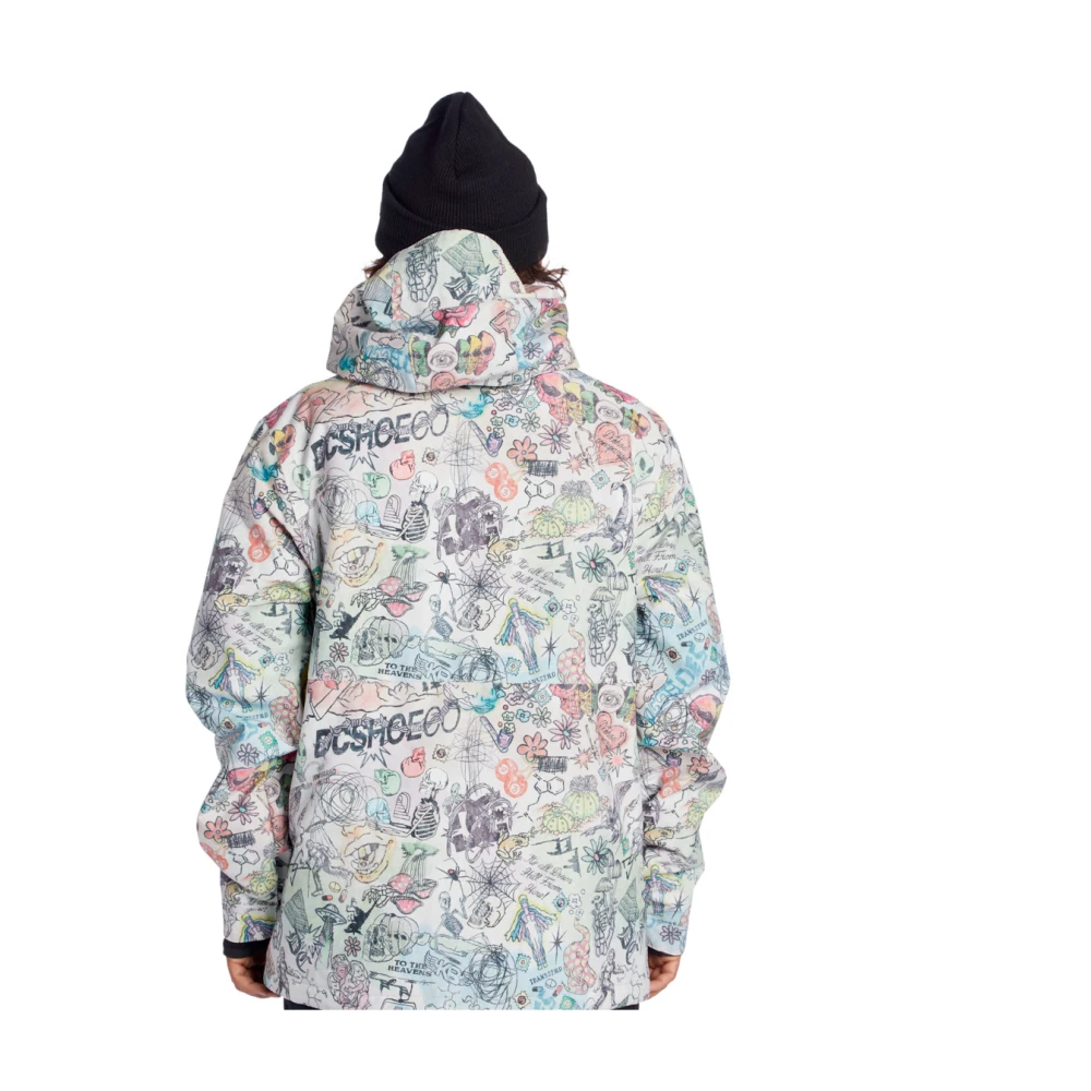 DC Shoes Witte Weather Defense Jas met Profill Voering Multicolor Heren