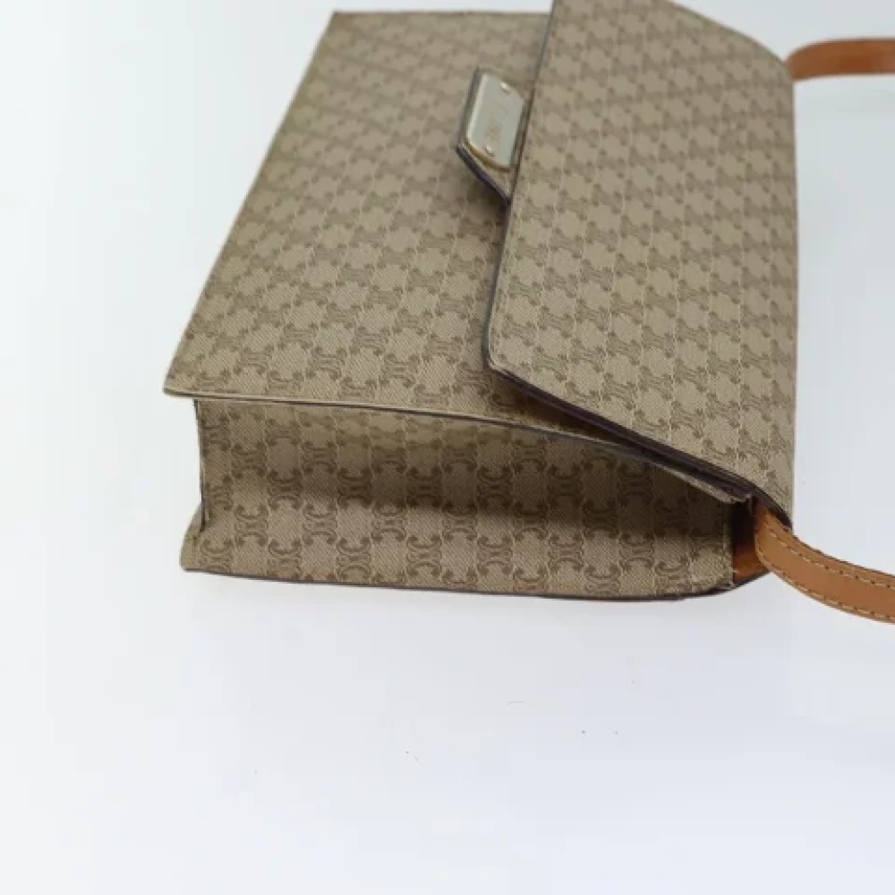 Celine Vintage Pre-owned Fabric celine-bags Beige Dames