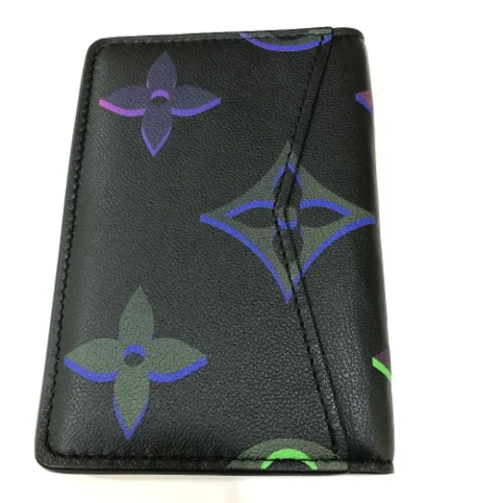 Louis Vuitton Vintage Pre-owned Leather wallets Black Heren