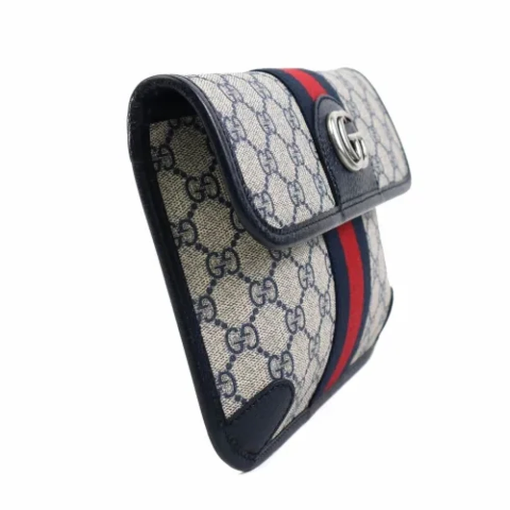Gucci Vintage Pre-owned Fabric gucci-bags Blue Dames