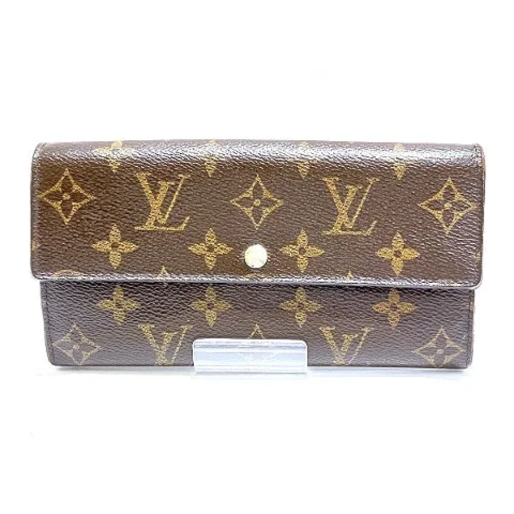 Louis Vuitton Vintage Pre-owned Canvas wallets Brown Dames