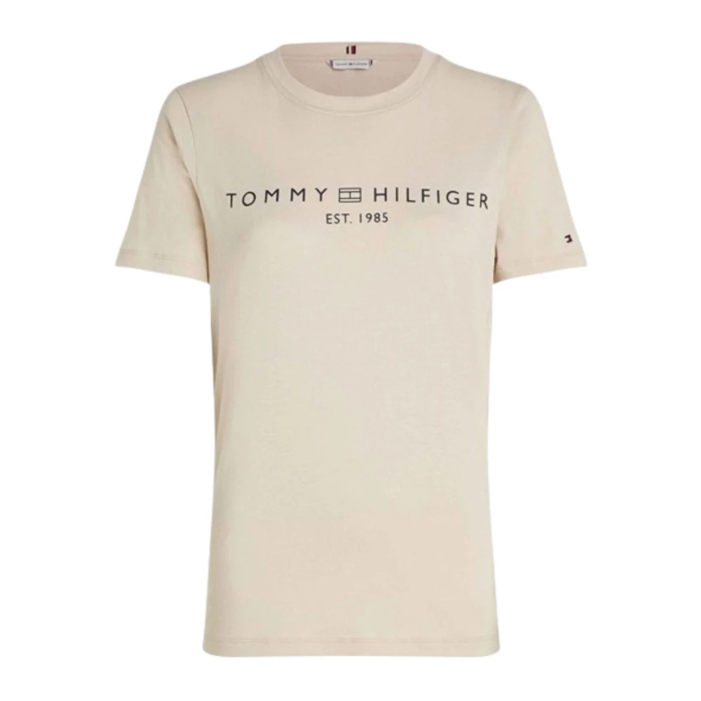 Tommy Hilfiger T-shirt REG CORP LOGO C-NK SS met een logo-opschrift