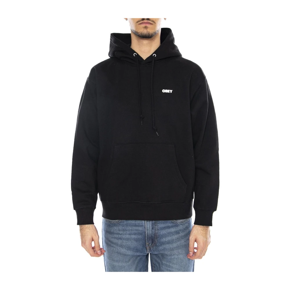 Obey Uomo Nero - Hoodie - Sweatshirts & Hoodies - L