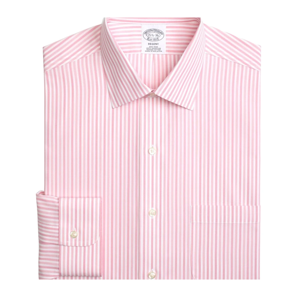 Regent Regular-Fit Non-Iron Dress Shirt, Oxford Stretch, Ainsley Collar ...