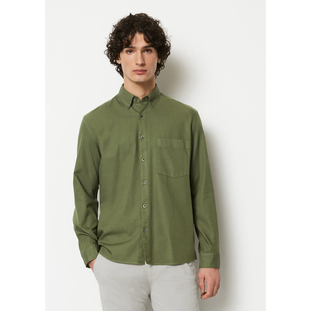 Marc O'Polo Gewoon overhemd Green Heren