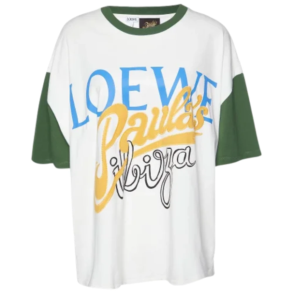 Loewe Pre-owned Cotton tops Multicolor Dames