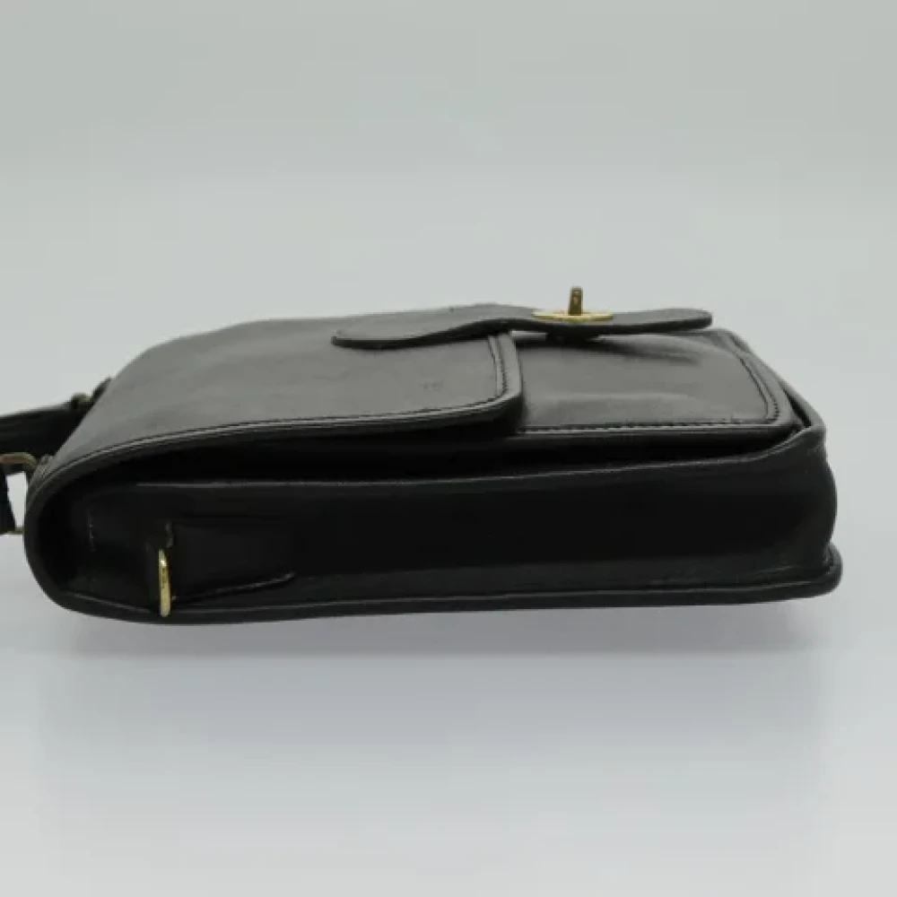 Coach Pre-owned Leather handbags Black Dames
