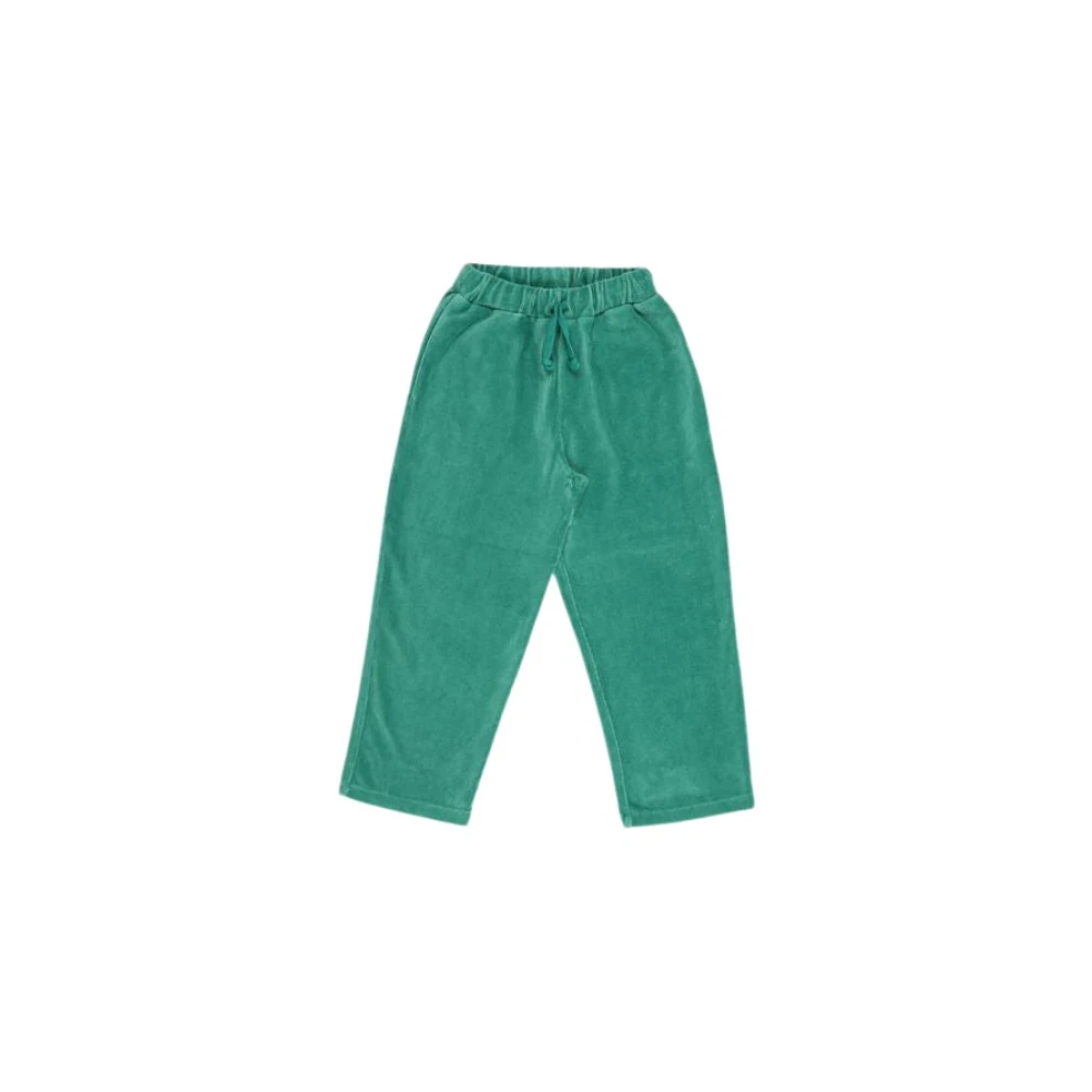 The New Society Retro Grön Corduroy Joggerbyxa Green, Flicka