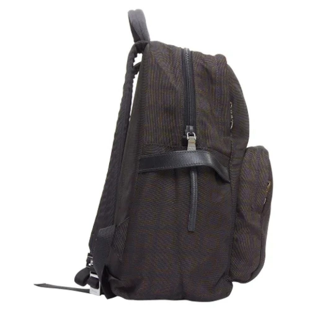 Prada Vintage Pre-owned Nylon backpacks Black Dames