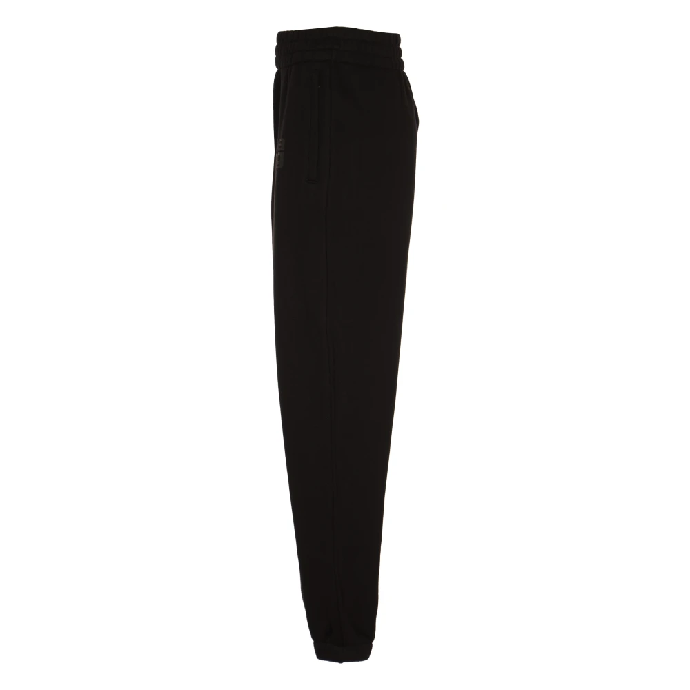 alexander wang Zwarte Klassieke Sweatpant Puff Paint Logo Black Dames