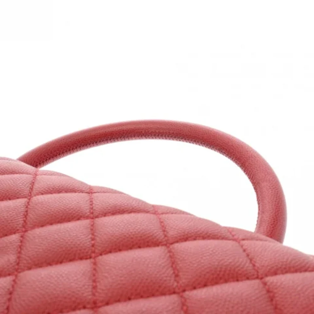 Chanel Vintage Pre-owned Leather chanel-bags Red Dames