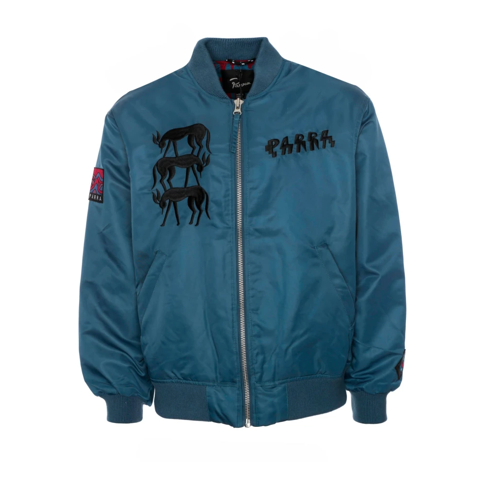 By Parra Bomber Jackets Blue Heren