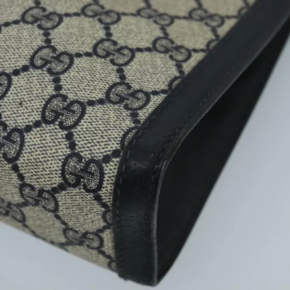 Gucci Vintage Pre-owned Canvas clutches Blue Dames