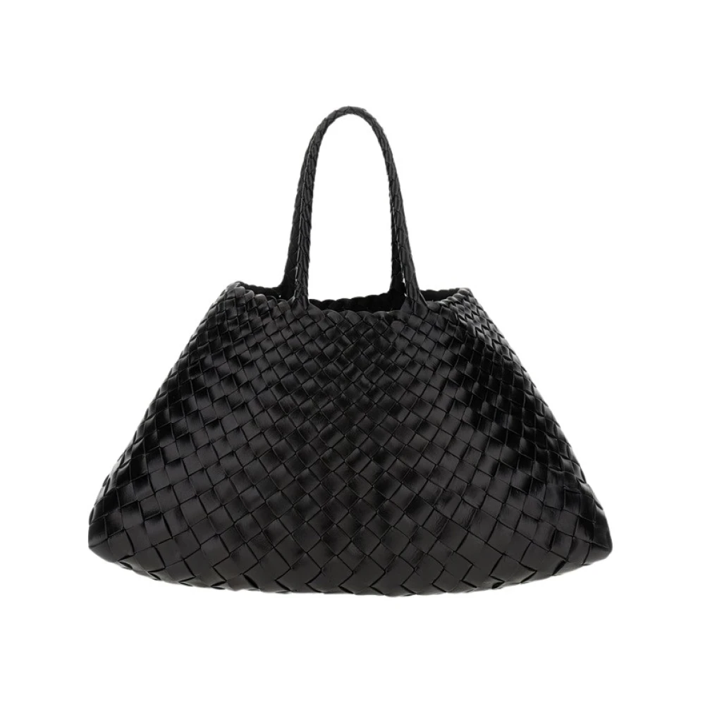 Dragon Diffusion , Shopping Bags, Female, Black, One Size, Santa Croce Small Tote - Image 5