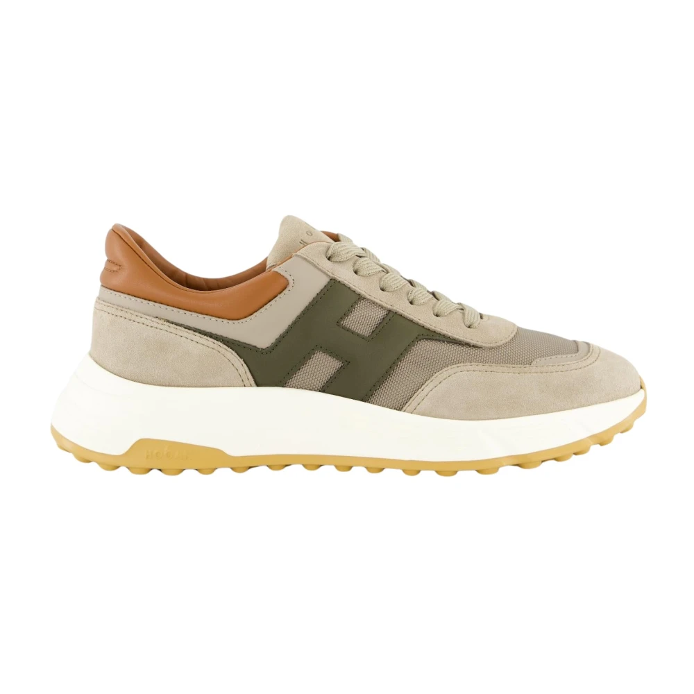 Hogan Men's Beige Hyperlight Allac Nuova Stylish Sneakers