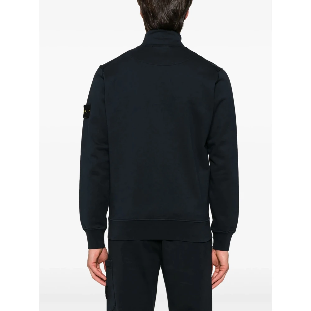 Stone Island Blauwe Sweaters voor Mannen Blue Heren