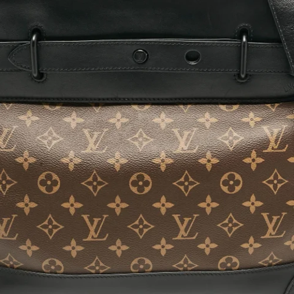 Louis Vuitton Vintage Pre-owned Coated canvas travel-bags Black Dames
