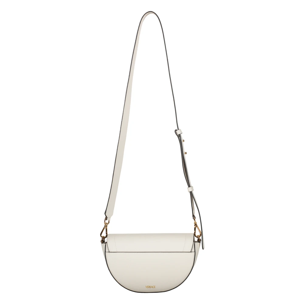 Versace Stijlvolle leren crossbodytas White Dames