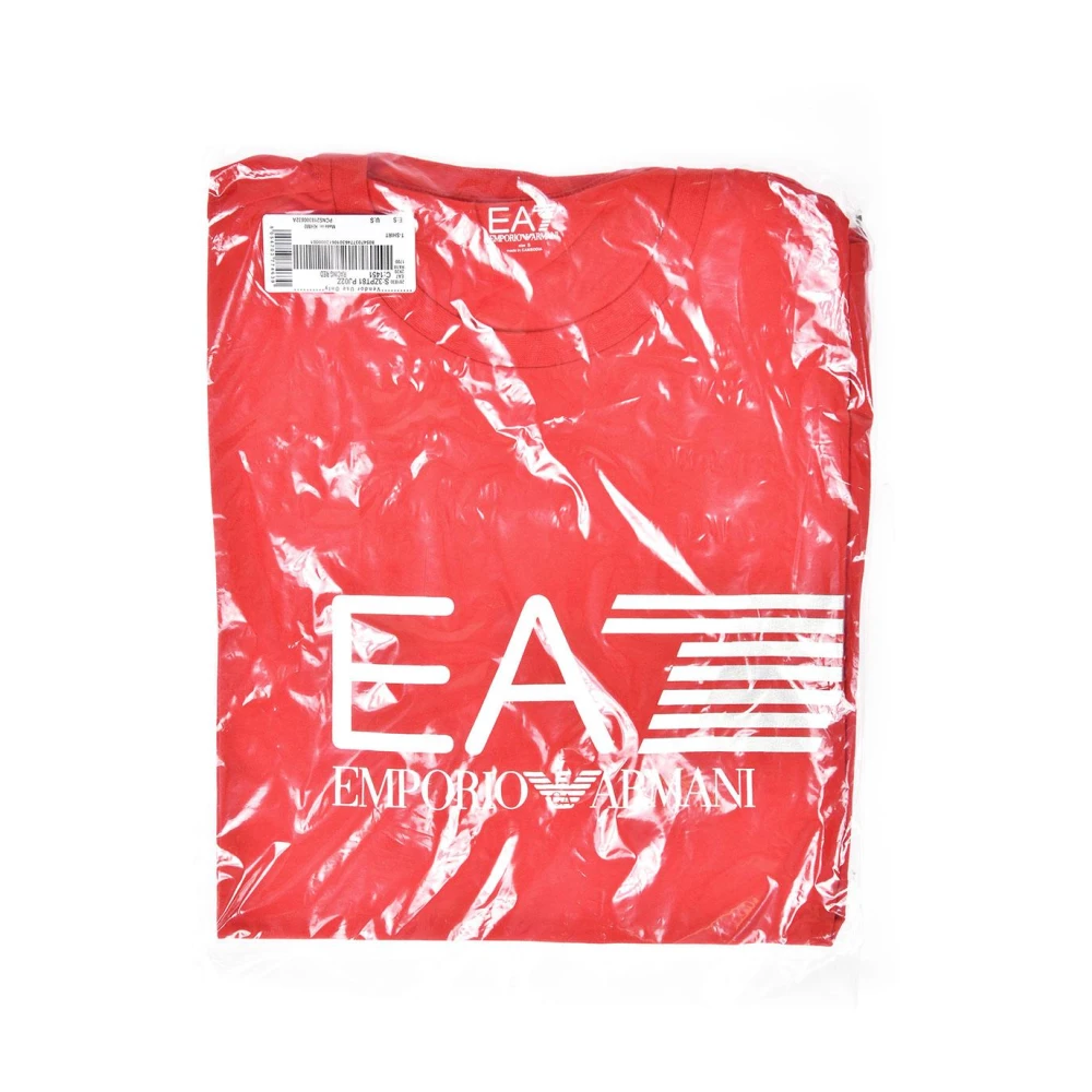 Emporio Armani EA7 Casual Sweatshirt voor Mannen Red Heren