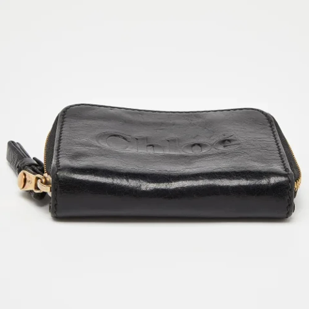 Chloé Pre-owned Canvas wallets Black Dames