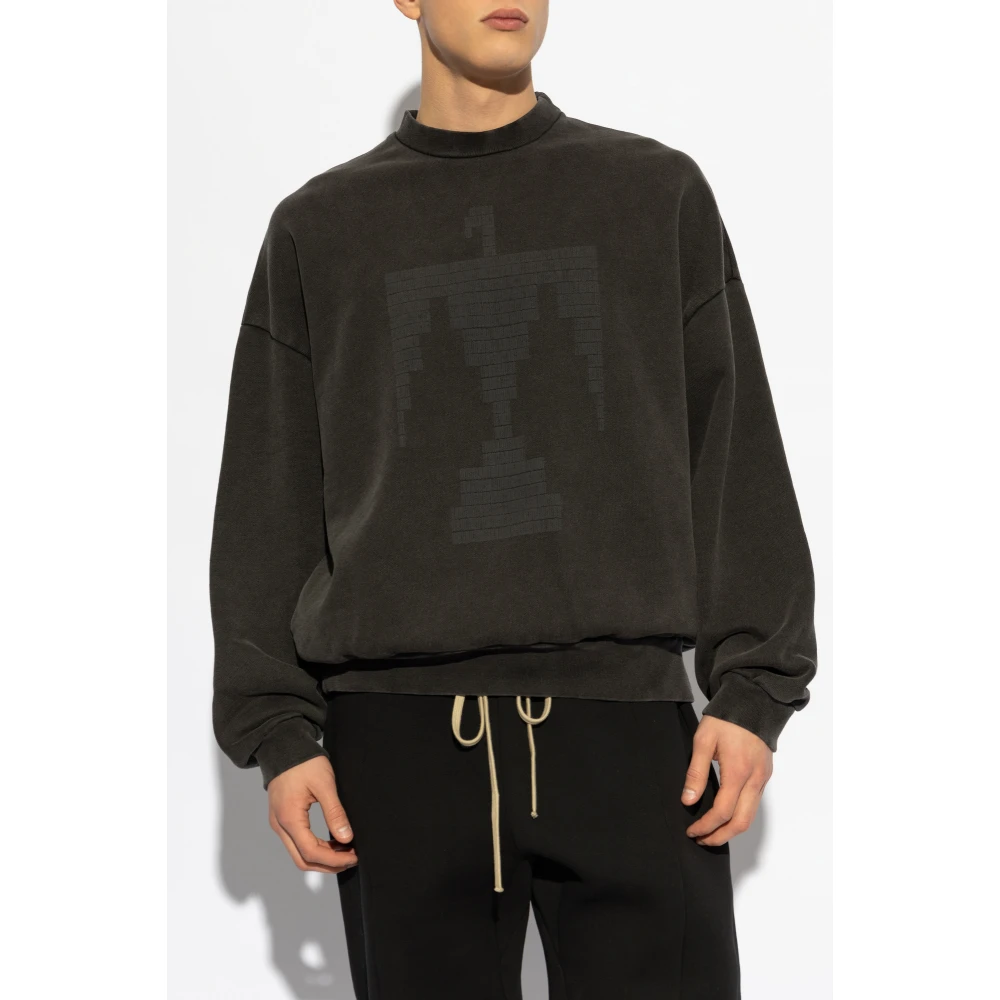 Fear Of God Gedrukte sweatshirt Gray Heren